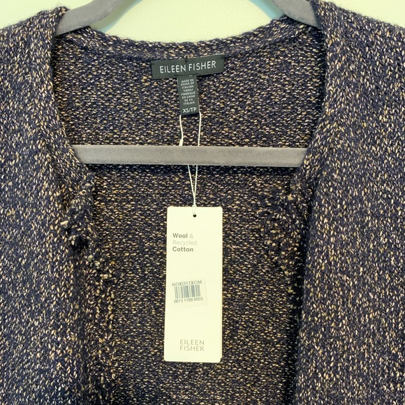 🌌NWT Eileen Fisher Recycled Cardi Sz XS🌌 - Picture 3 of 6